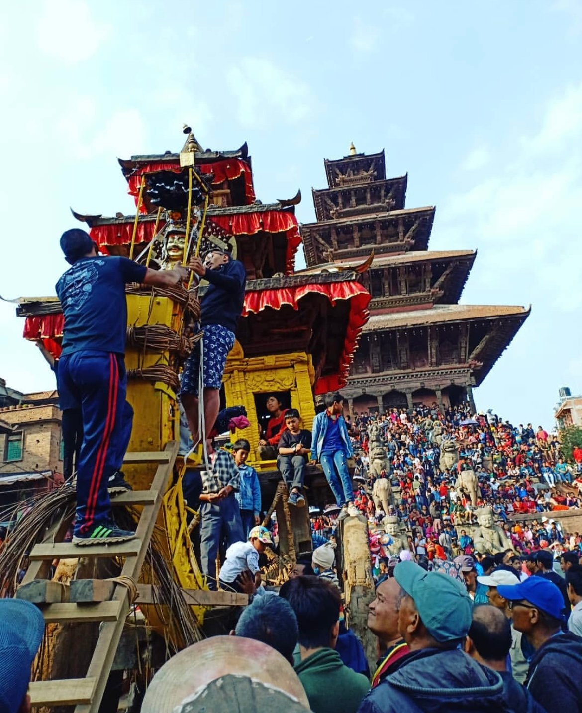 Bhaktapur: Bisket Jatra Festival Cultural Experience image