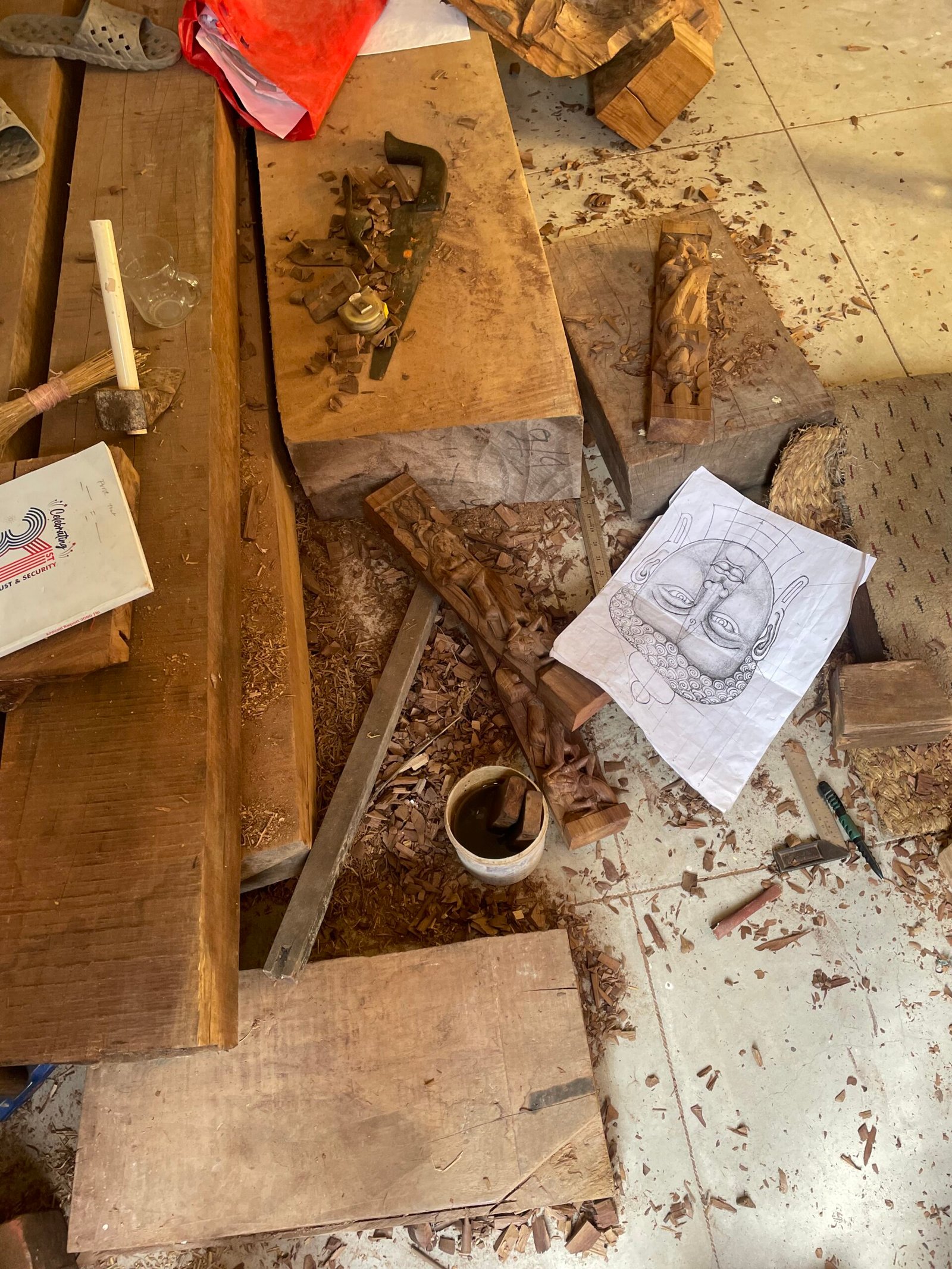 Traditional Wood Carving Workshop in Bhaktapur image